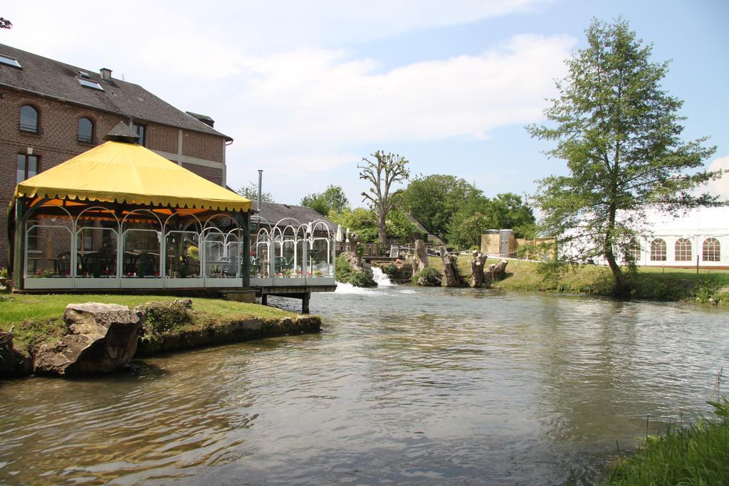 Saint-Omer-en-Chaussée Logis - Hotel & Restaurant Moulin Des Forges מראה חיצוני תמונה